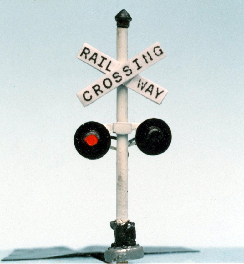 Operational Level Crossing Lights with LEDs